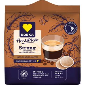 Produktbild für Kaffeepads Edeka Herzstücke Strong