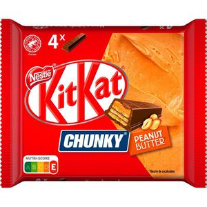 Nestle Schokoriegel KitKat Chunky Peanut Butter, 168g, je 42g, 4 Riegel