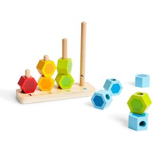 Produktbild für Lernspielzeug Hape E0504, Zähl- und Steckspiel