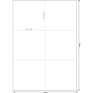 Produktbild für Universaletiketten MediaRange MRINK144, weiß