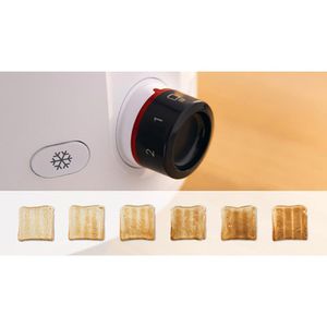 Produktbild für Toaster Bosch MyMoment TAT2M121, mit 6 Stufen &amp; Auftaufunktion