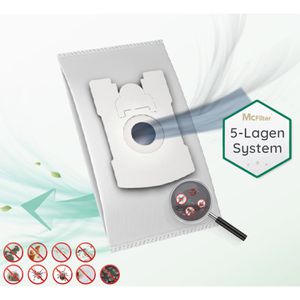 Produktbild für Staubsaugerbeutel McFilter V 8300