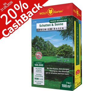 Rasensamen Wolf-Garten LP 100 Schatten & Sonne