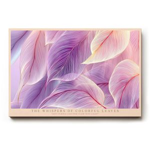 Produktbild für Wandbild Sinus-Art The Whispers of Colorful Leave