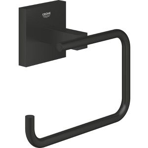 Produktbild für Toilettenpapierhalter GROHE Start Cube 409782430, schwarz matt
