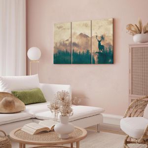 Produktbild für Wandbild Artgeist Stolzer Hirsch
