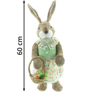 Produktbild für Osterdeko Frank-Flechtwaren 514042, Frau Hase XL