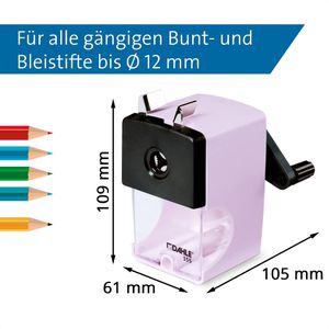 Produktbild für Spitzmaschine Dahle 155, mit Kurbel
