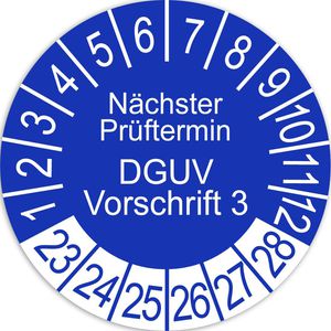 Prüfplaketten Böttcher-AG PT156 nächster Termin