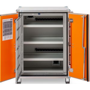 Produktbild für Akku-Ladeschrank CEMO Premium 8/10, mit 18 Steckdosen