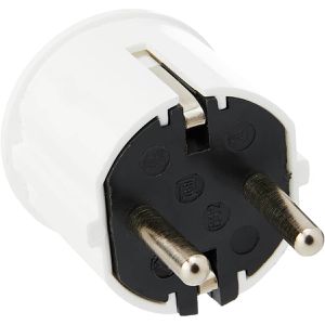 Produktbild für Schutzkontaktstecker Meister WU7421110, 16 A / 230 V, weiß