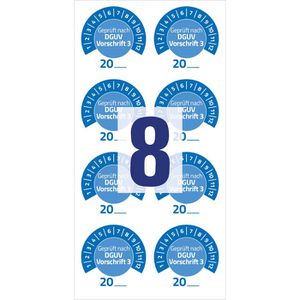 Produktbild für Prüfplaketten Zweckform 7909 Geprüft nach DGUV Vo3