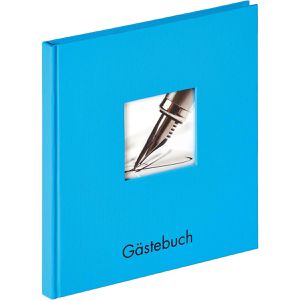 Produktbild für Gästebuch walther-design GB-205-U Fun, ozeanblau