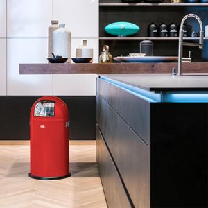 Produktbild für Mülleimer Wesco Pushboy, rot