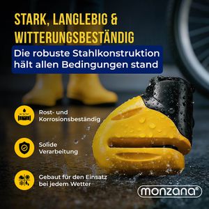 Produktbild für Bremsscheibenschloss Monzana 103461