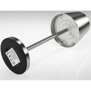 Produktbild für Tischlampe ChiliTec Foco Tenda, silber mit LED