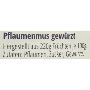 Produktbild für Fruchtaufstrich Mühlhäuser Thüringer Pflaumenmus