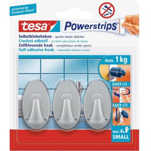 Produktbild für Klebehaken Tesa 57519 Powerstrips Haken Small Oval