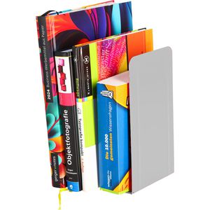 Produktbild für Buchstütze Wedo 1021237, hoch, lichtgrau