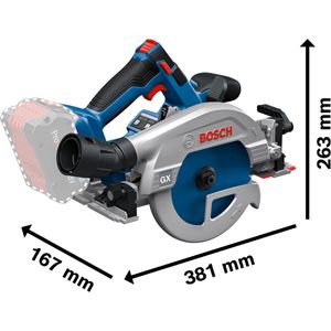 Produktbild für Handkreissäge Bosch GKS 18V-57-2 GX, akkubetrieben