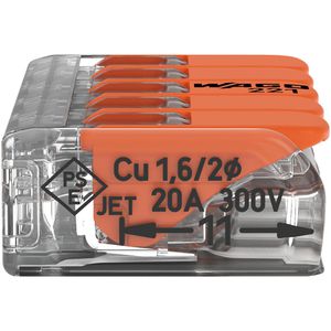 Produktbild für Verbindungsklemme Wago Compact, 221-415/995-008, 5 Leiter