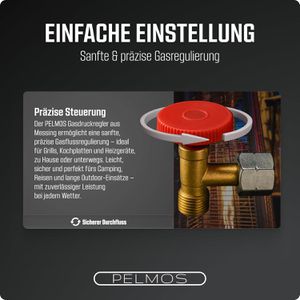 Produktbild für Gasdruckregler PELMOS 0F-NM98-PSKG, Gadruck-Stopp Fukntion