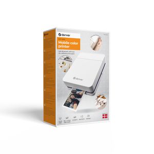 Produktbild für Fotodrucker Denver MCP-6010, weiß, bis 5,2 x 9 cm
