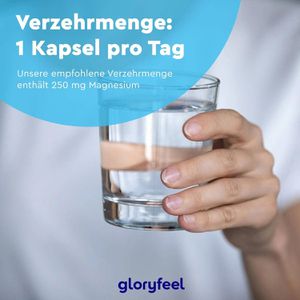 Produktbild für Magnesium gloryfeel Oxid, 90 Kapseln