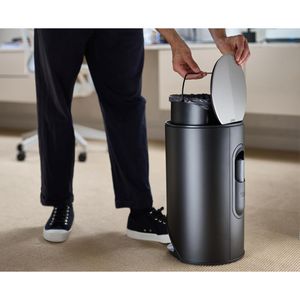 Produktbild für Mülleimer JosephJoseph Arc Slimline, schwarz