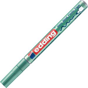 Produktbild für Lackmarker Edding 751, grün-metallic