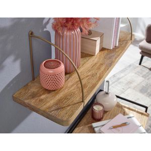 Produktbild für Wandregal Wohnling WL6.595, braun