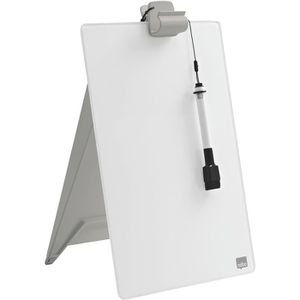 Produktbild für Notizboard Nobo Diamond Glass 1905173, DIN-A4, aus Glas, weiß