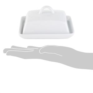 Produktbild für Butterdose Axentia 811175, aus Porzellan