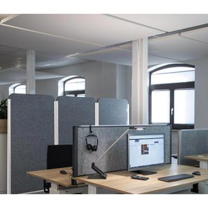 Produktbild für Stellwand Maul MAULcocoon 9701102 Mobil, auf Rollen