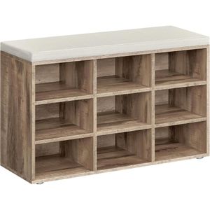 Schuhbank Vasagle LHS009K02, braun, aus Holz