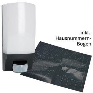 Produktbild für Hausnummernleuchte Steinel L 1 S, schwarz, Netzstrom 230 V