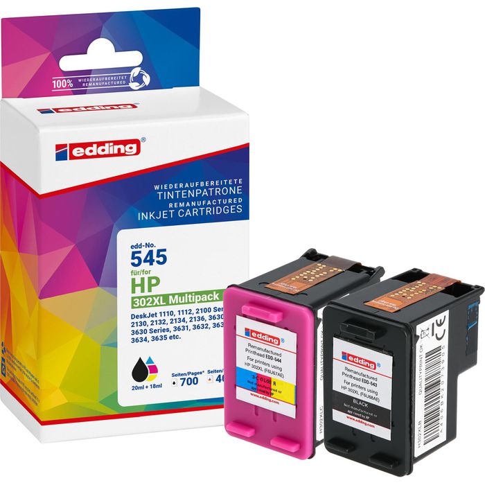 HP CARTUCCIA ORIGINALE 302XL F6U67AE COLORE (Versione XL - Foto 5