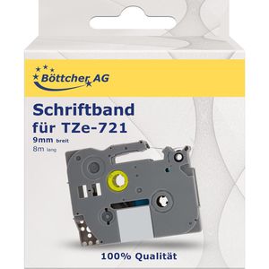 Produktbild für Schriftband Böttcher-AG für Brother TZe-721, 9mm