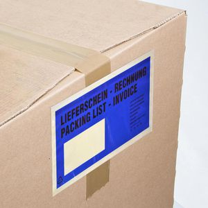 Produktbild für Lieferscheintaschen dm-folien Premium, DIN lang