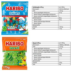 Produktbild für Fruchtgummis Snackbox Haribo &amp; Kaubonbons