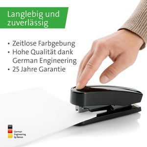 Produktbild für Heftgerät Novus B4 re+new, 020-1932, inkl. 200 Heftklammern