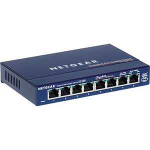 Produktbild für Switch Netgear ProSafe, GS108, unmanaged