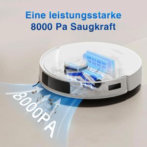 Produktbild für Saugroboter ECOVACS DEEBOT N20 PLUS, weiß