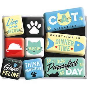 Magnete Nostalgic-Art Animal Club Cat Lifestyle