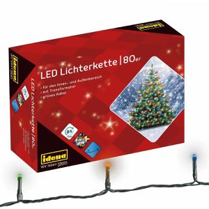Produktbild für Lichterkette Idena 8325059, Multicolor, für Innen und Außen