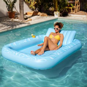 Produktbild für Luftmatratze Bestway 43838 Sonnenliege, 214 x 155cm