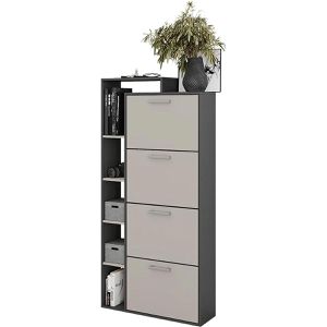 Schuhschrank Vicco Orlando, anthrazit / greige