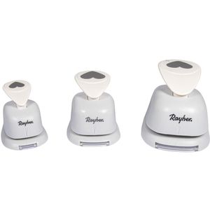 Motivstanzer Rayher 69102000 Herzen, 3er Set
