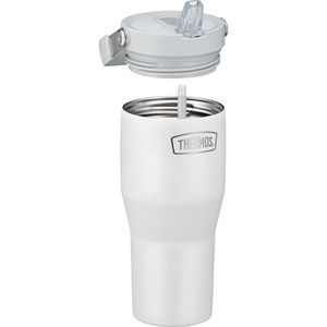 Produktbild für Thermobecher Thermos RS Flip Straw white mat, weiß