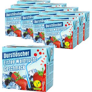 Produktbild für Eistee Durstlöscher Waldfrucht, im Trinkpäckchen